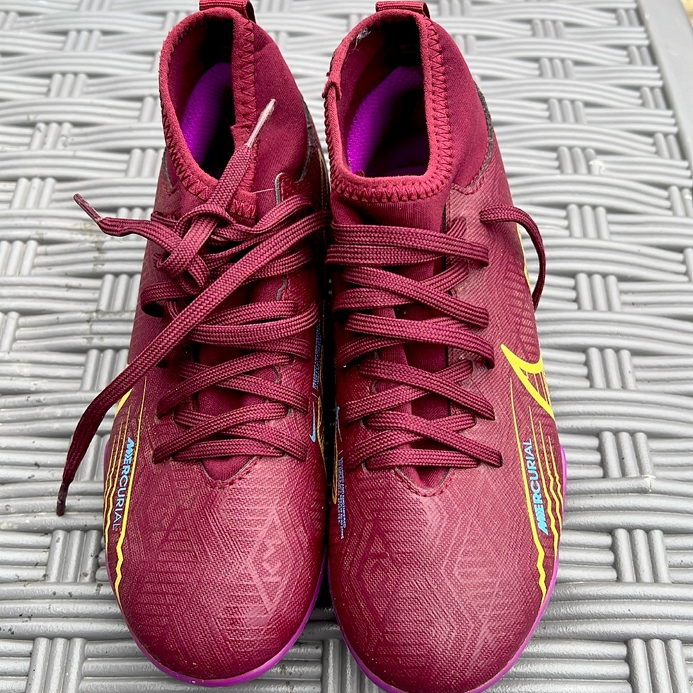 Nike Jr Mercurial Zoom Superfly football cleats for boys-Size 1.5